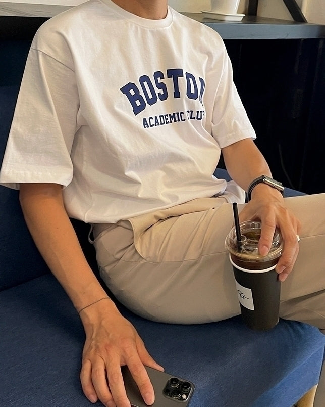 Trendy Letter Print Loose T-Shirt