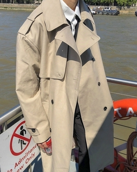 Trendy Lightweight Long Coat Spring Autumn Style