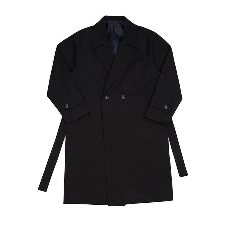 Trendy Longline Korean Style Fashion Overcoat