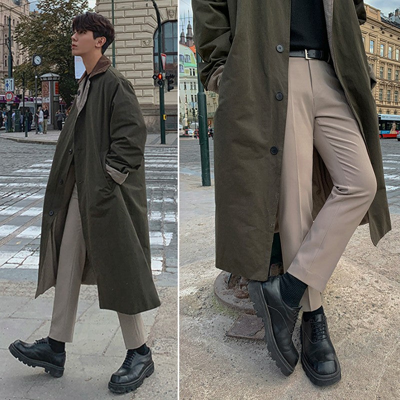 Trendy Loose Fit Business Trousers