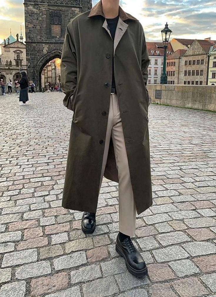 Trendy Loose Fit Business Trousers