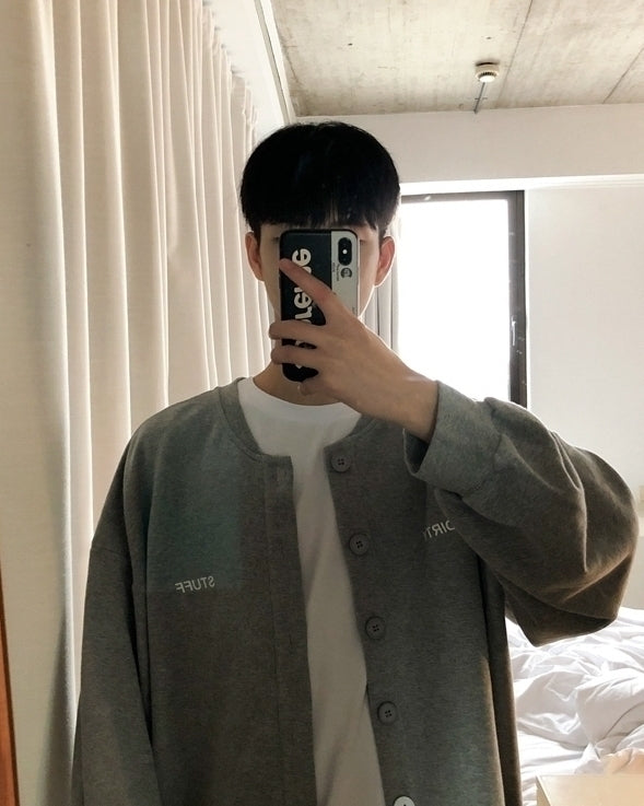 Trendy Loose Fit Casual Zip Up Hoodie