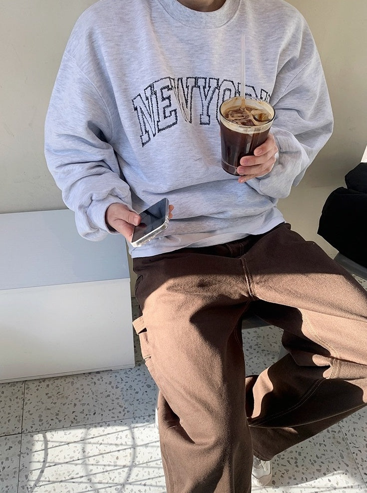 Trendy Loose Fit Denim Cargo Pants
