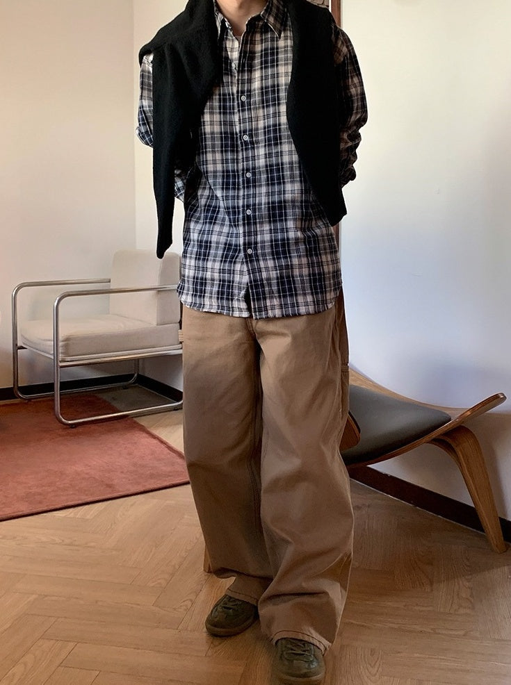 Trendy Loose Fit Denim Cargo Pants