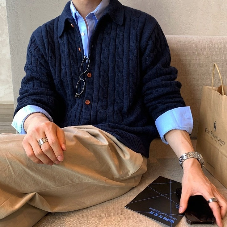 Trendy Loose Fit Long Sleeve Shirt