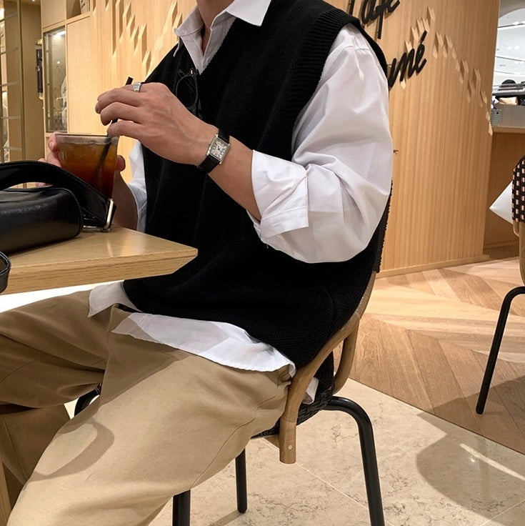 Trendy Loose Fit Long Sleeve Shirt