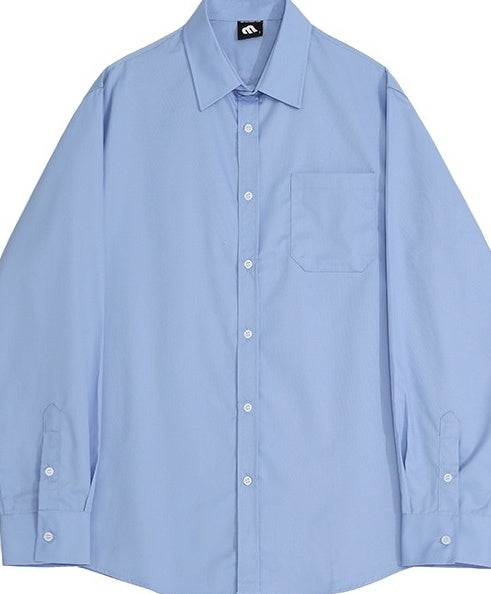Trendy Loose Fit Long Sleeve Shirt