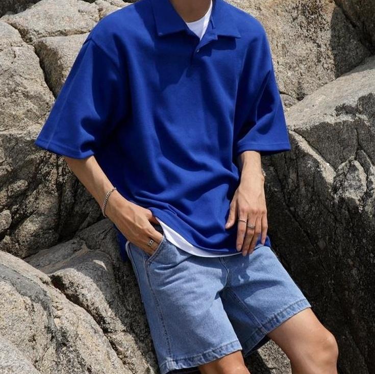 Trendy Loose Fit Polo Shirt