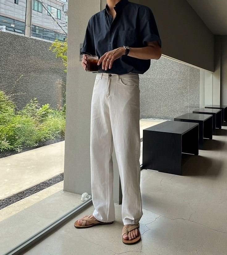 Trendy Loose Fit Short Sleeve Shirt
