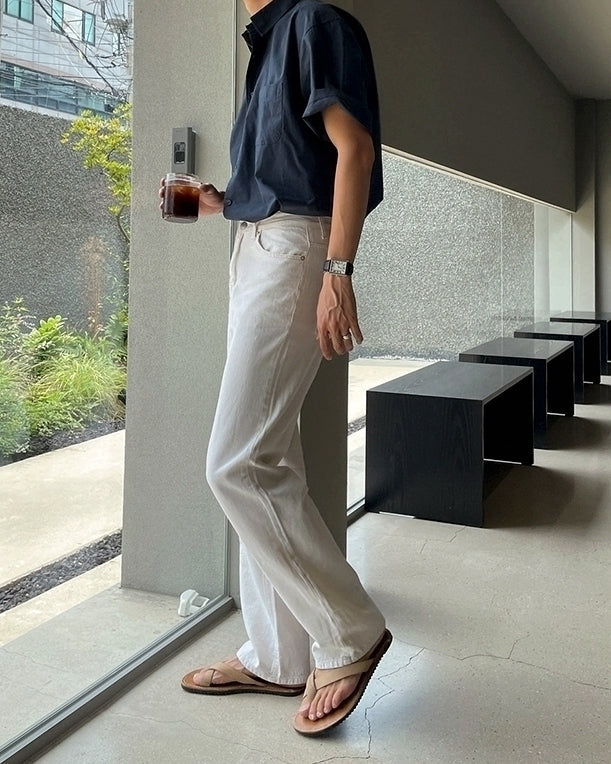 Trendy Loose Fit Short Sleeve Shirt
