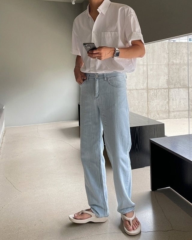 Trendy Loose Fit Short Sleeve Shirt