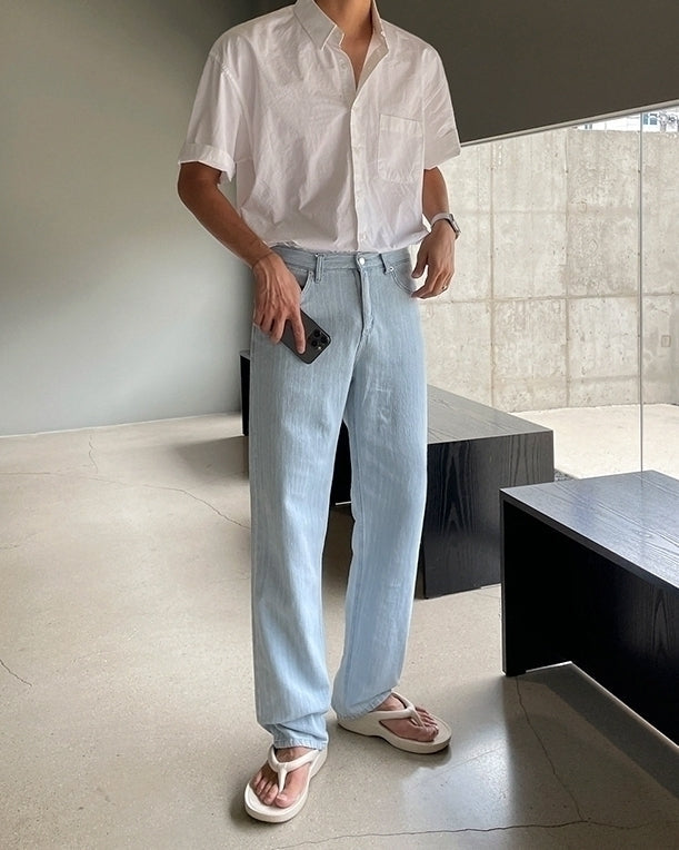 Trendy Loose Fit Short Sleeve Shirt