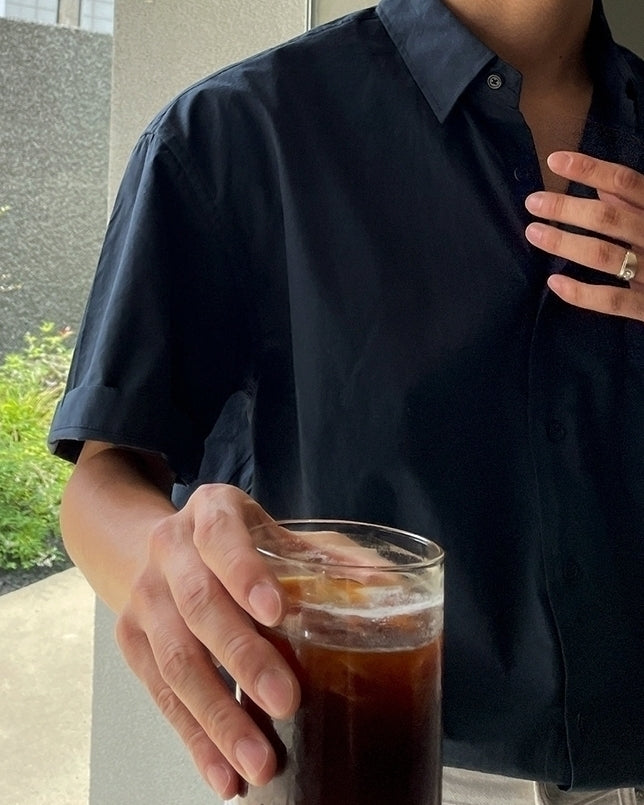 Trendy Loose Fit Short Sleeve Shirt