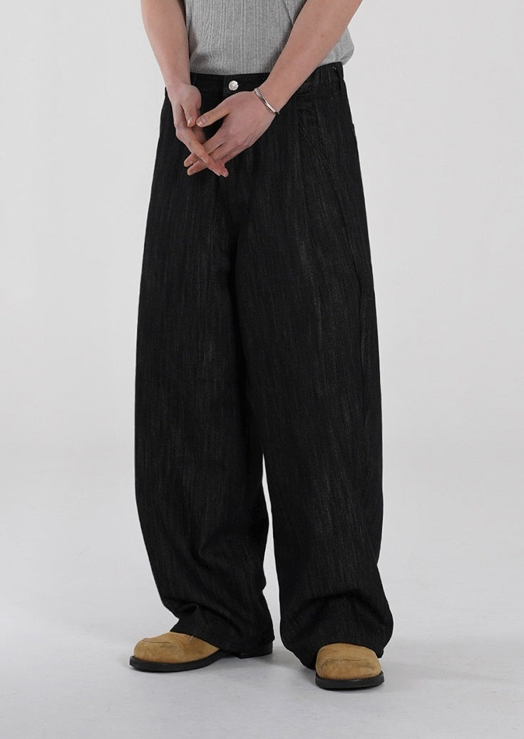 Trendy Loose Fit Wideleg Jeans
