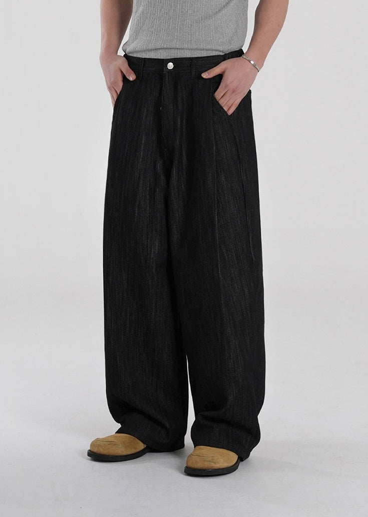 Trendy Loose Fit Wideleg Jeans