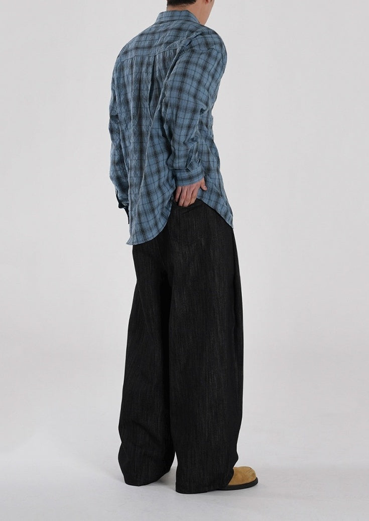 Trendy Loose Fit Wideleg Jeans