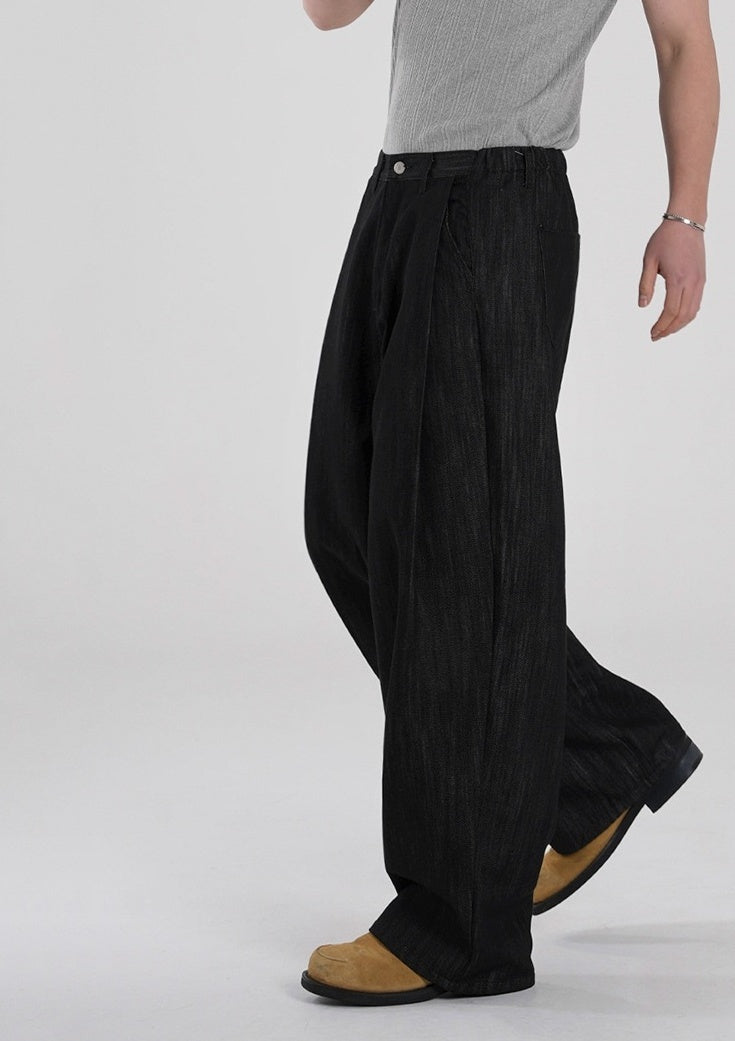Trendy Loose Fit Wideleg Jeans