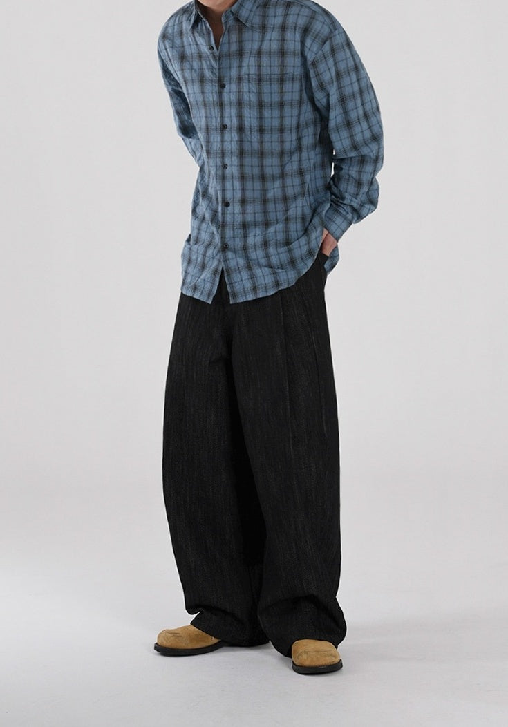 Trendy Loose Fit Wideleg Jeans