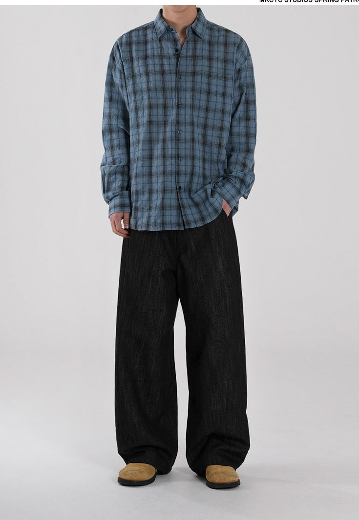 Trendy Loose Fit Wideleg Jeans
