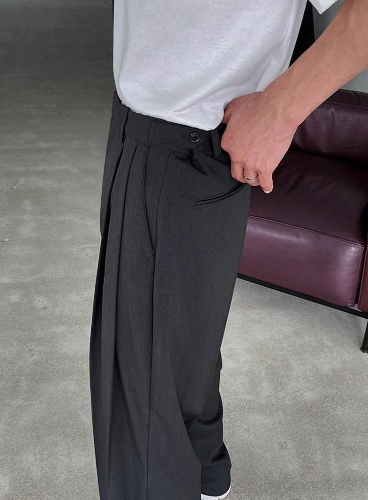Trendy Loose Fit Wideleg Trousers
