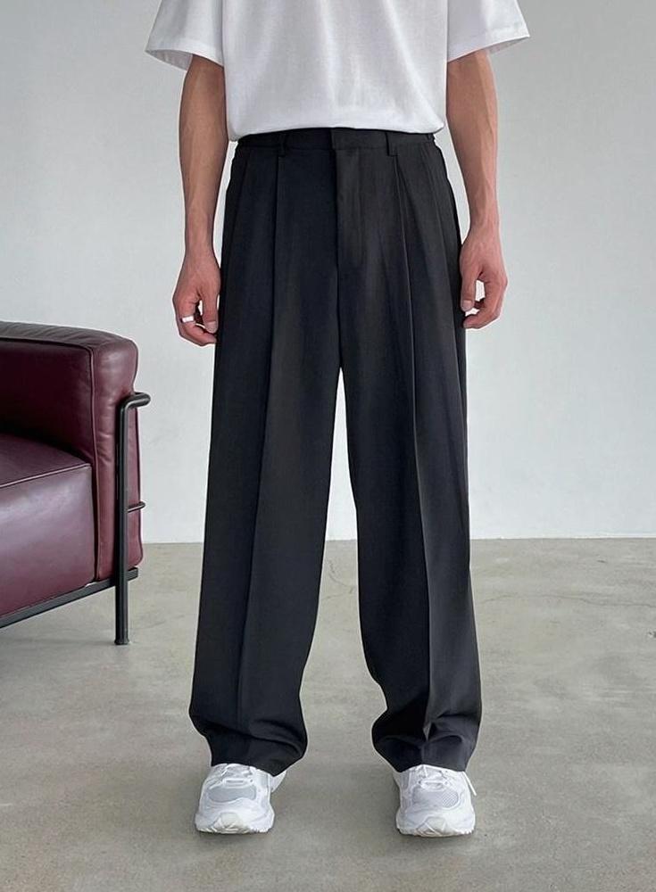 Trendy Loose Fit Wideleg Trousers