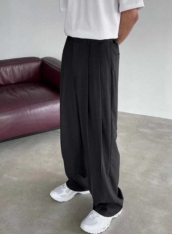 Trendy Loose Fit Wideleg Trousers