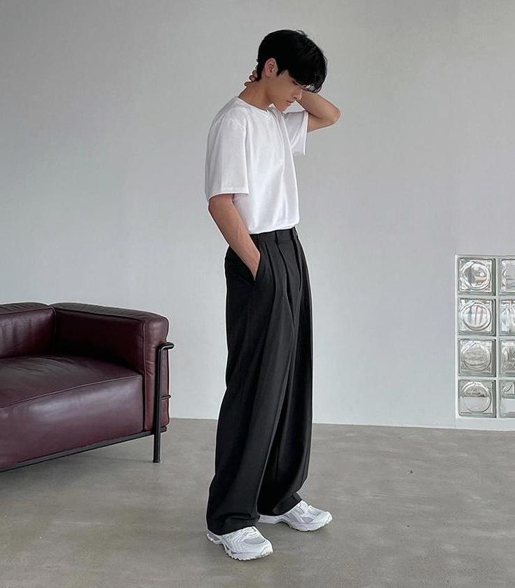 Trendy Loose Fit Wideleg Trousers