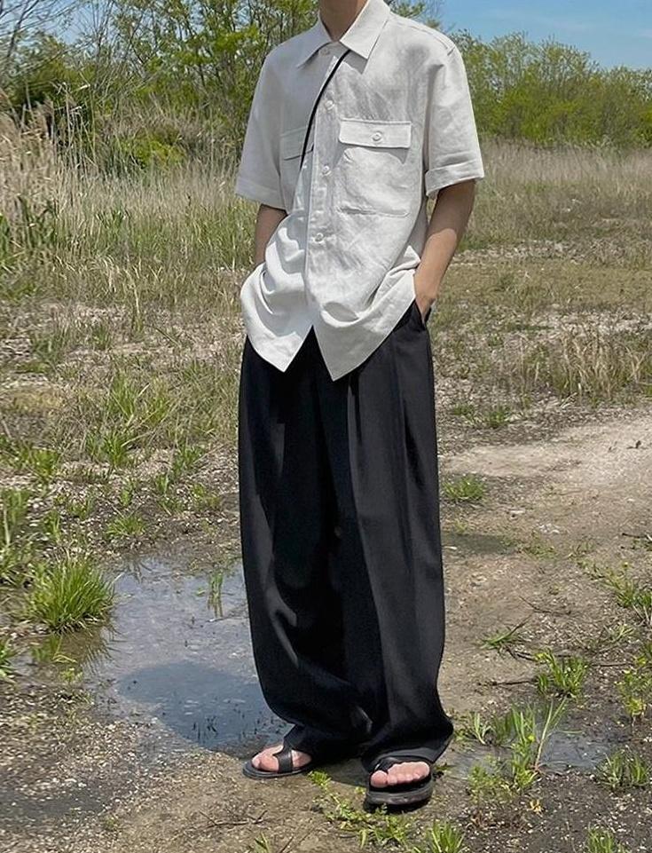 Trendy Loose Fit Wideleg Trousers