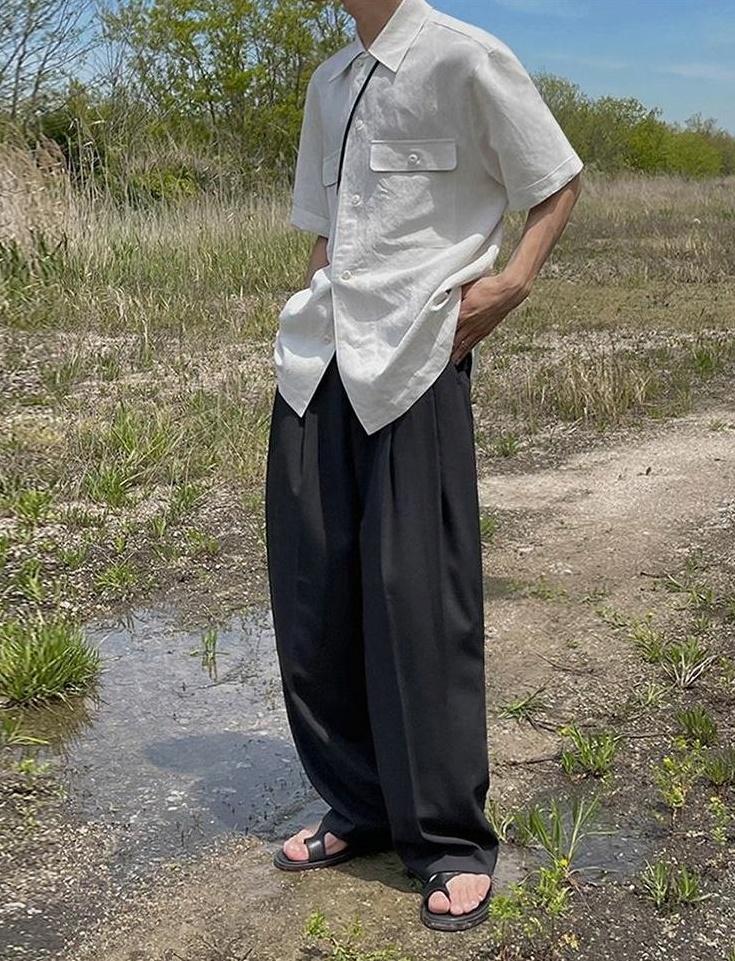 Trendy Loose Fit Wideleg Trousers
