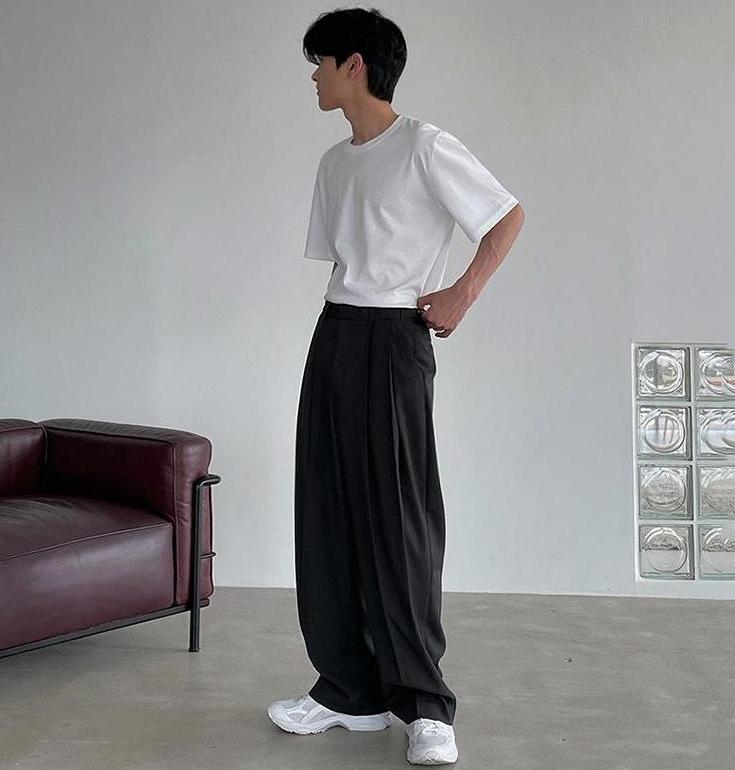 Trendy Loose Fit Wideleg Trousers