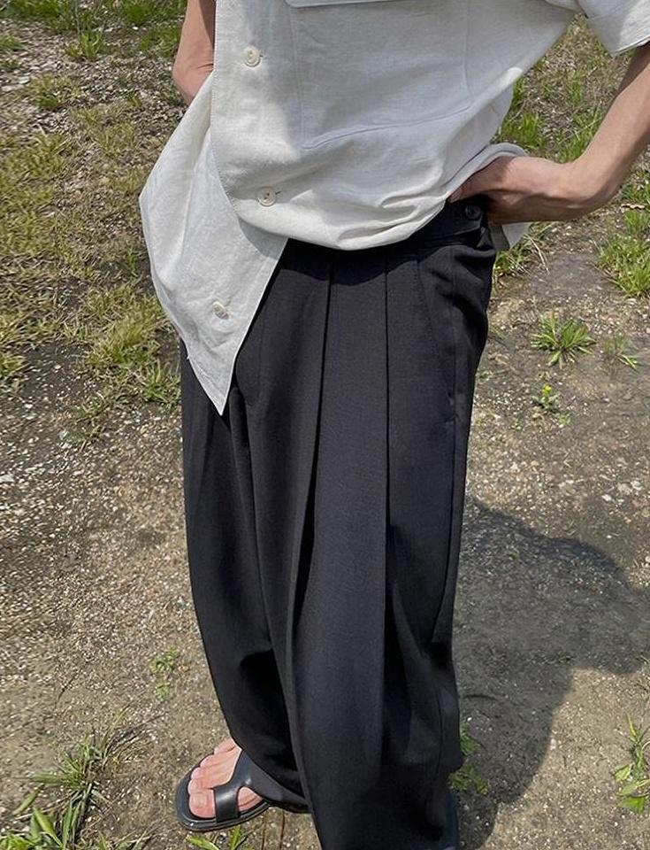 Trendy Loose Fit Wideleg Trousers