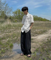 Trendy Loose Fit Wideleg Trousers