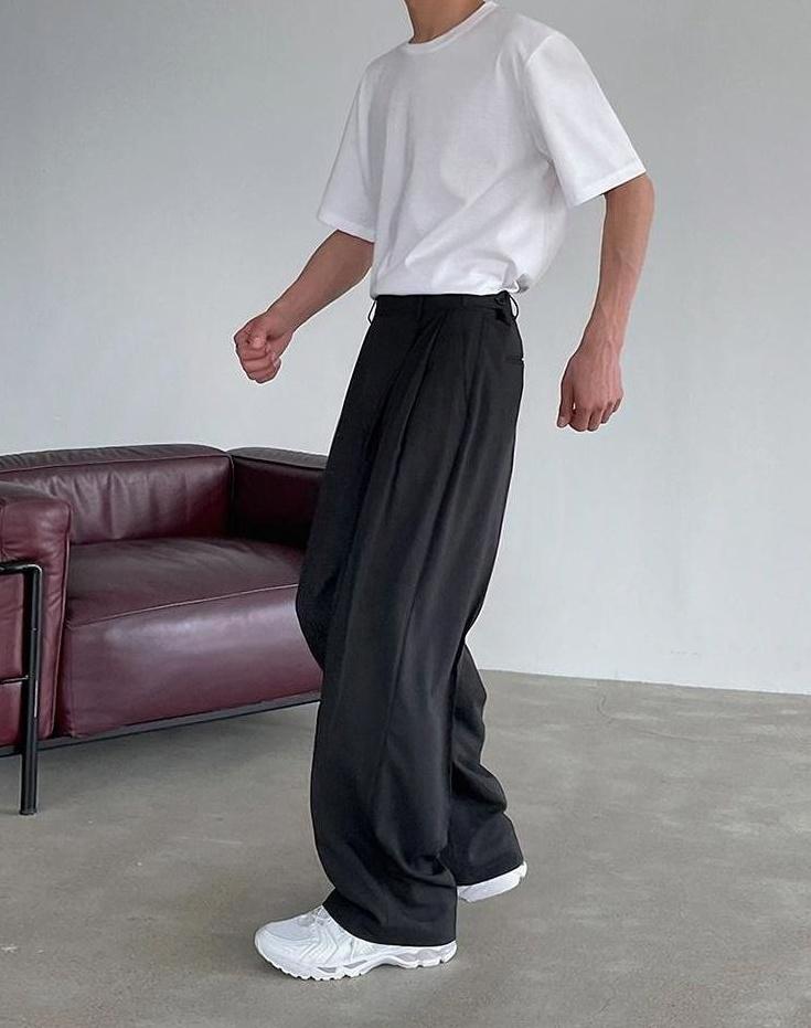 Trendy Loose Fit Wideleg Trousers
