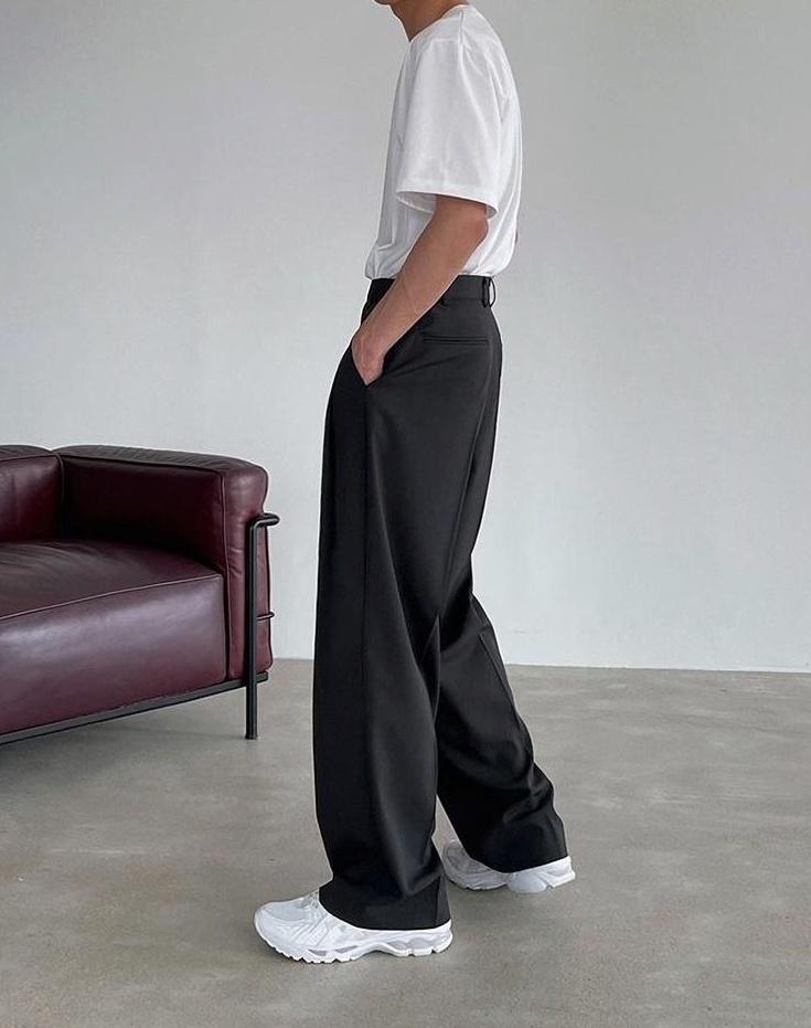 Trendy Loose Fit Wideleg Trousers