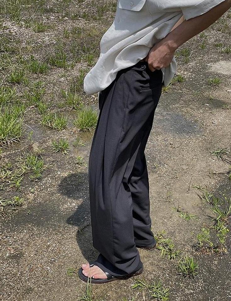 Trendy Loose Fit Wideleg Trousers
