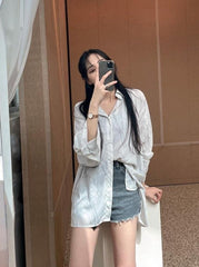Trendy Loosefit Long Sleeve Shirt