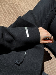 Trendy Mid Length Casual Trench Coat Blazer Jacket