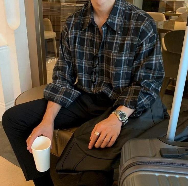 Trendy Plaid Casual Shirt