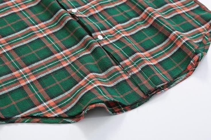 Trendy Plaid Long Sleeve Shirt