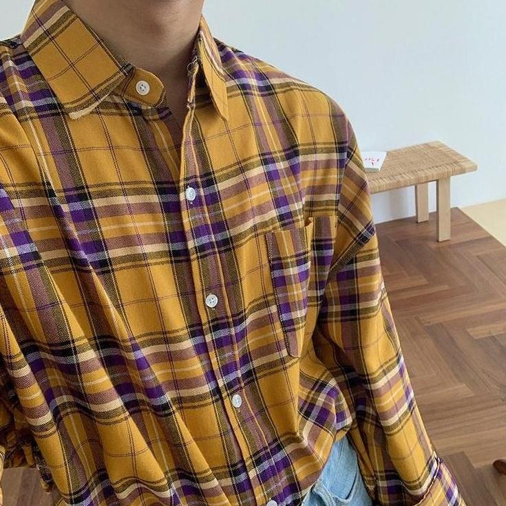 Trendy Plaid Long Sleeve Shirt