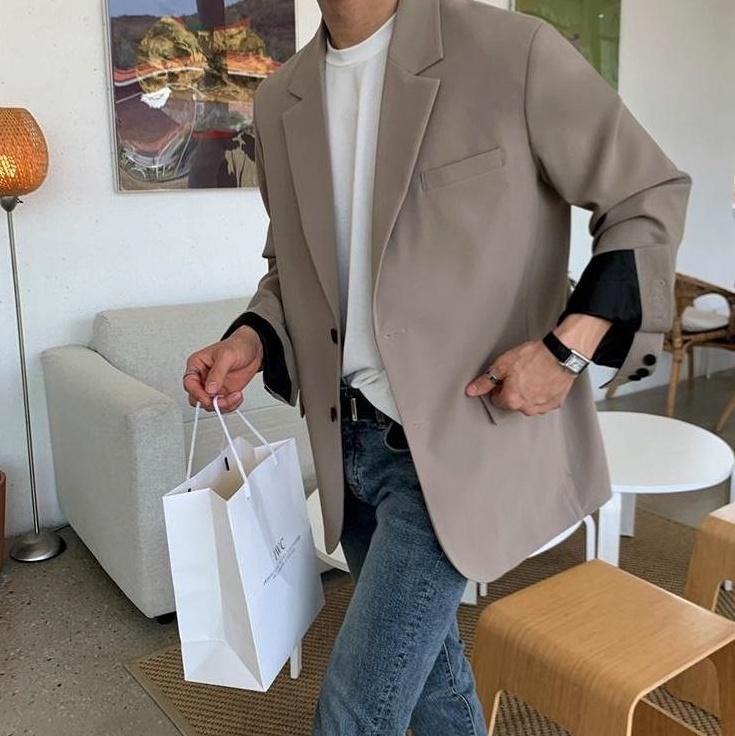 Trendy Relaxed Fit Blazer Jacket