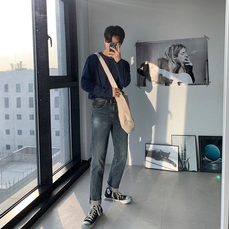 Trendy Relaxed Fit Denim Pants