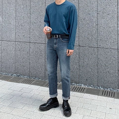 Trendy Relaxed Fit Denim Pants