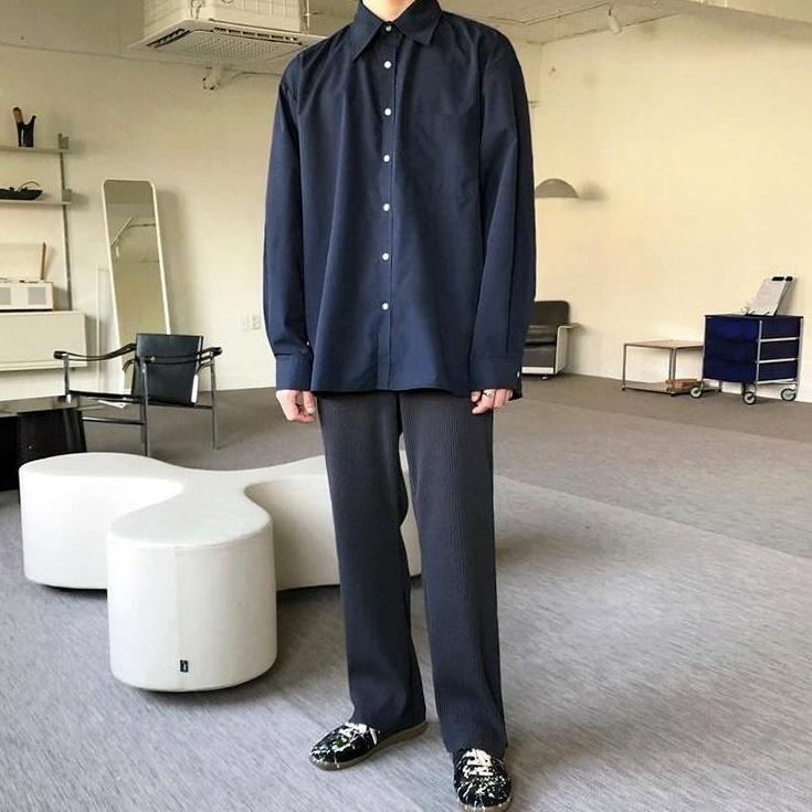 Trendy Relaxed Fit Pleated Trousers
