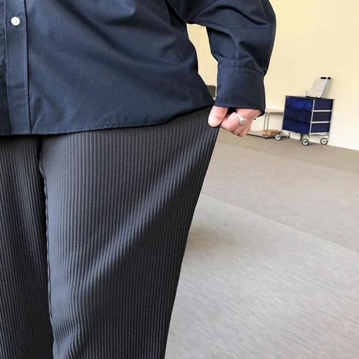 Trendy Relaxed Fit Pleated Trousers
