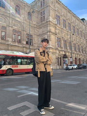 Trendy Short Casual Jacket Korean Style Fashion