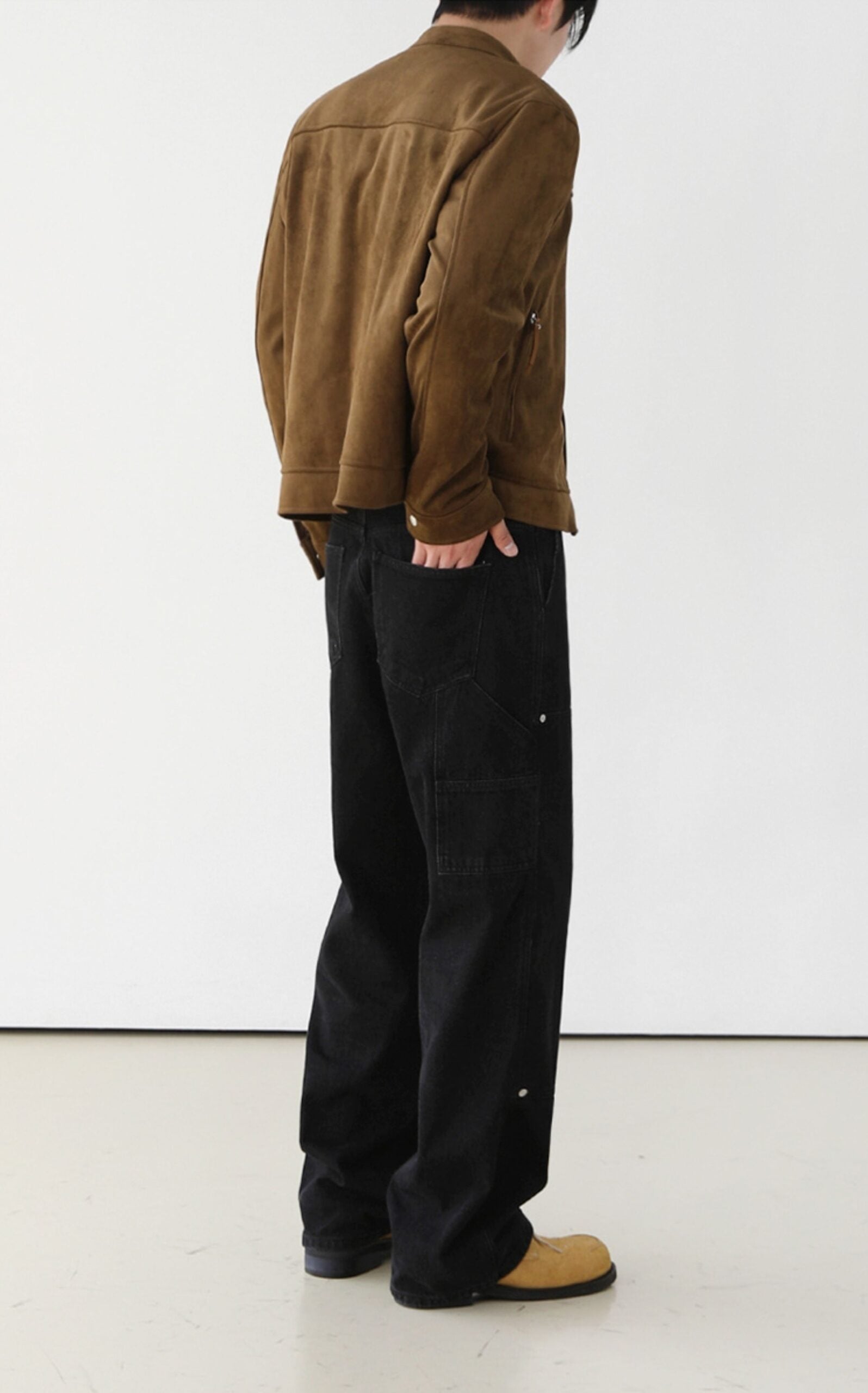 Trendy Short Jacket With Stand Collar