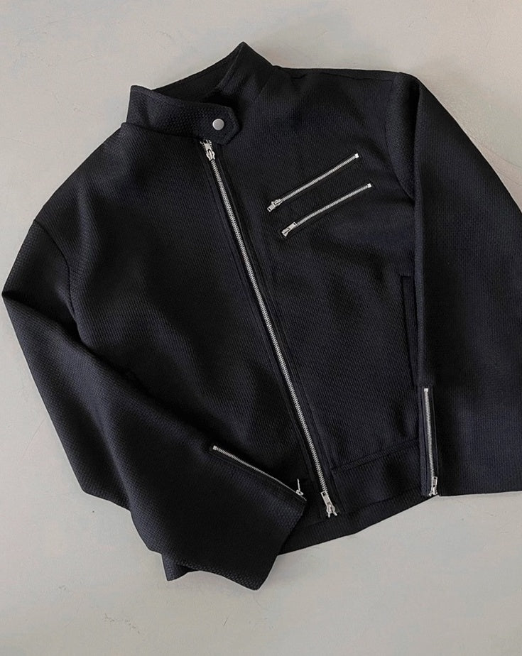 Trendy Short Stand Collar Jacket