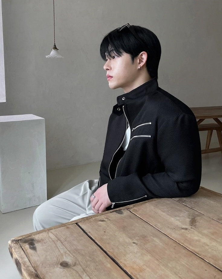 Trendy Short Stand Collar Jacket