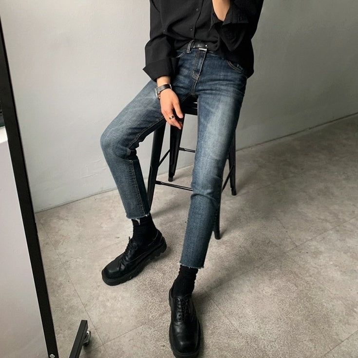 Trendy Slim Denim Pants